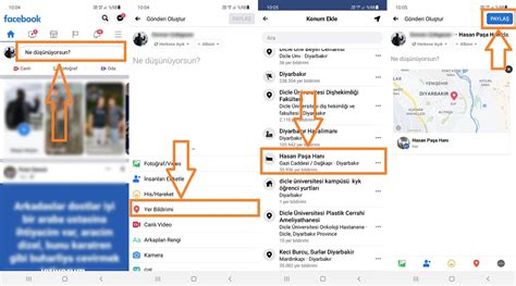 Facebook yolculuk bildirimi nasıl yapılır